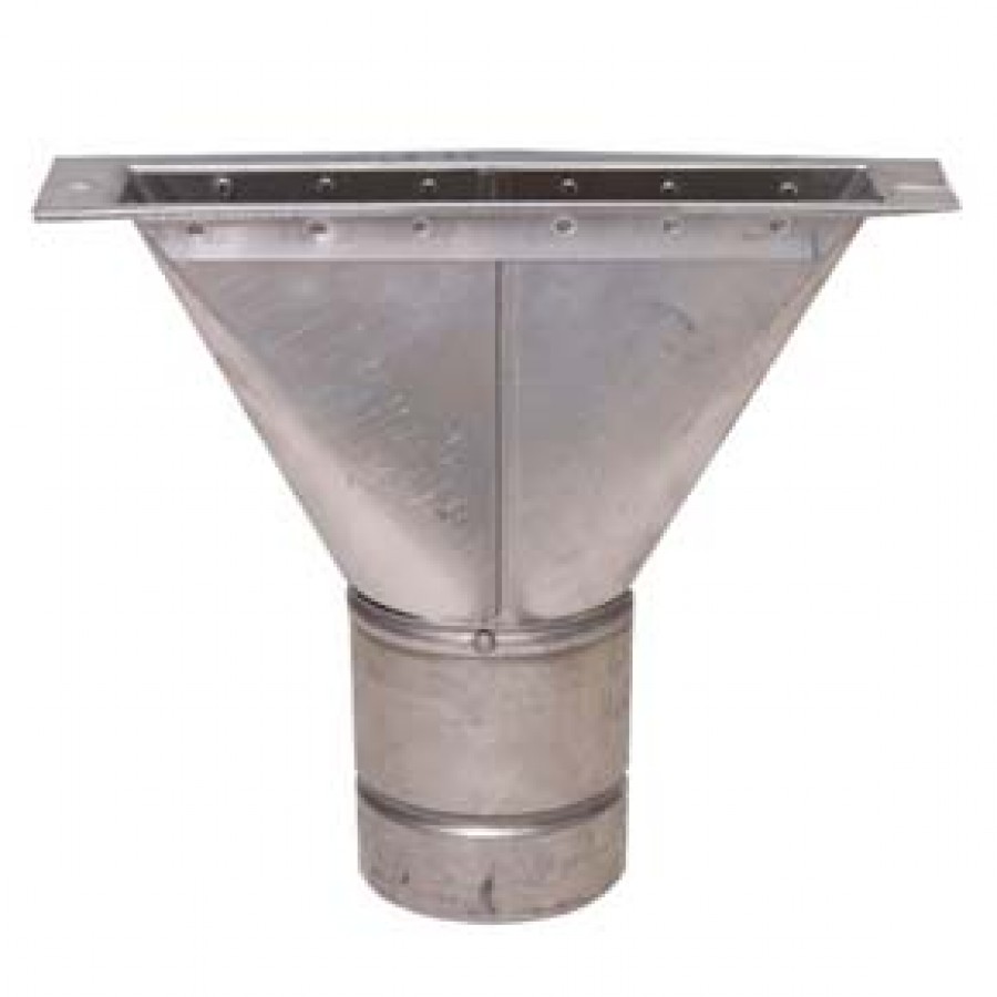Tile Cap Adapter Ridge Tile Adapter (Aluminium) - 125mm